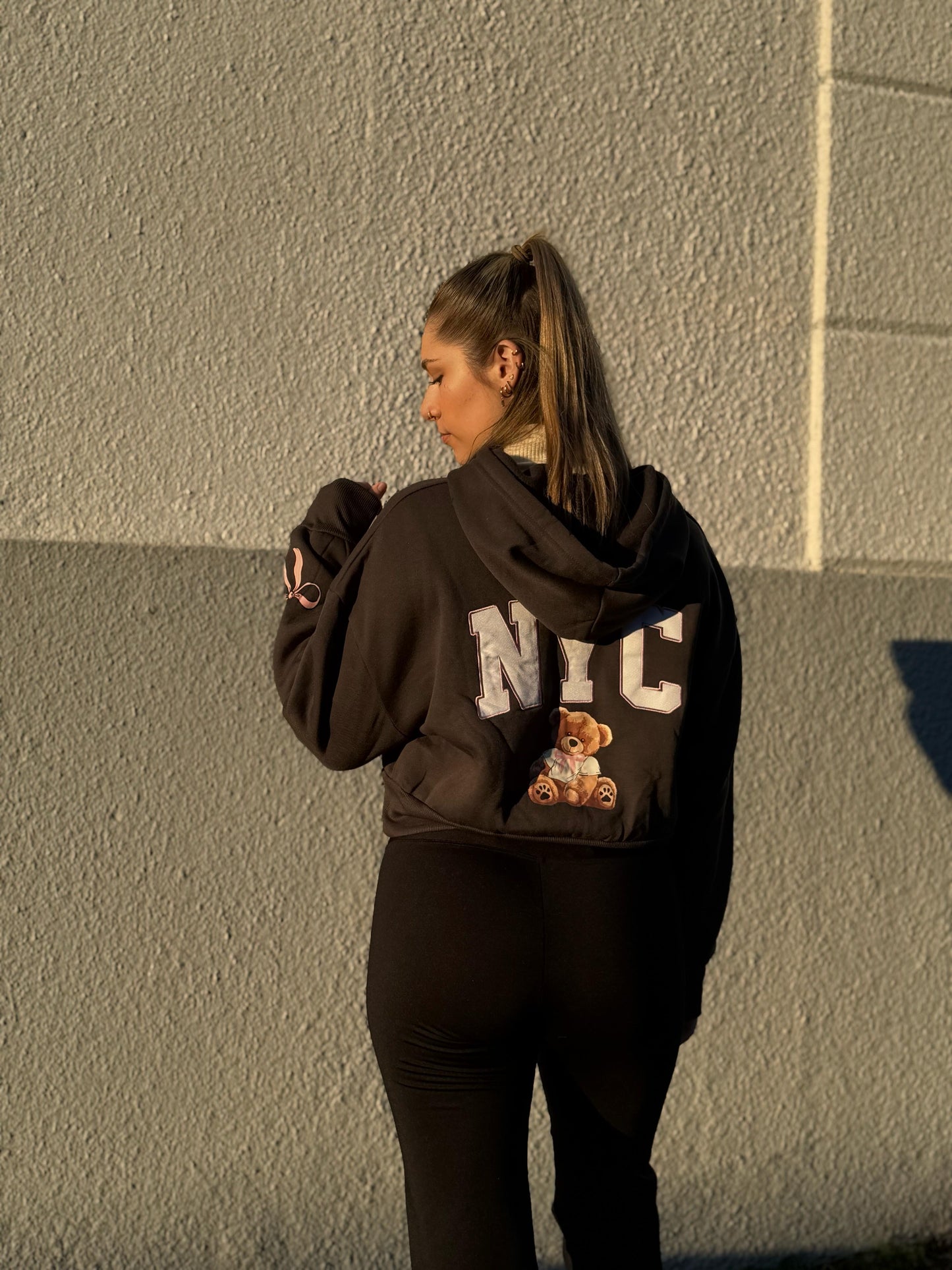 Campera oversize BEAR - con Felpa