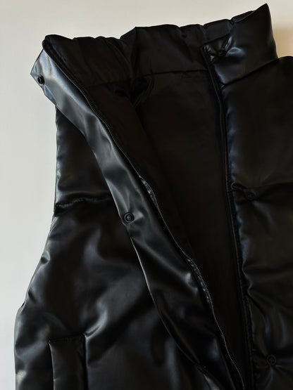 Chaleco Puffer - ECO Cuero